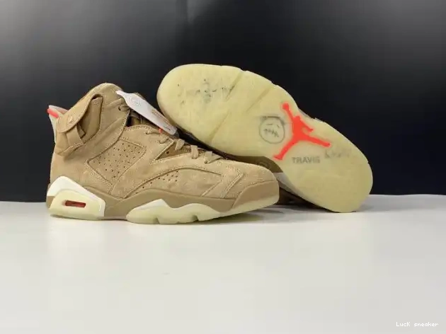 Rep LUCY 6 British Retro Travis DH0690-200 Khaki Air Jordan Scott 0324